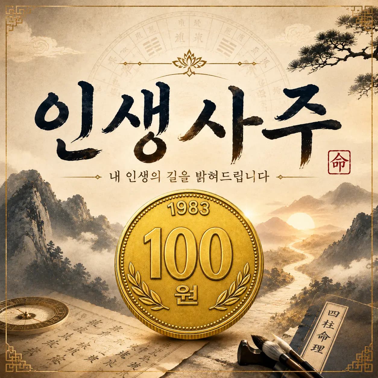 100원사주
